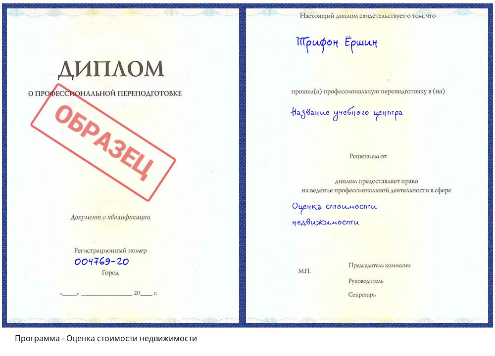 Оценка стоимости недвижимости Ревда